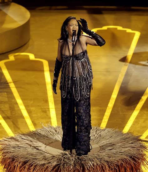 Feb 23, 2023 · Rihanna's Oscars performance comes on the heels of her solo, 13-minute set at the Super Bowl halftime show ... The 95th Academy Awards ceremony will be broadcast on 12 March and hosted by Jimmy ...